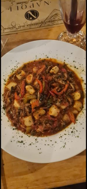 Gnocci at Pizzeria Napoli in Puerto Natales