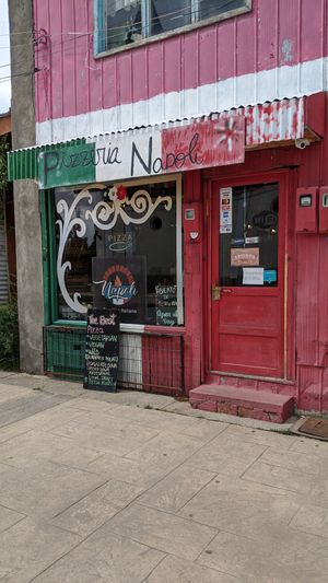 Outside at Pizzeria Napoli in Puerto Natales