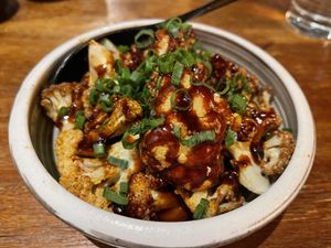 Cauliflower #Veganuary at Roly China Fusion in Palm Springs