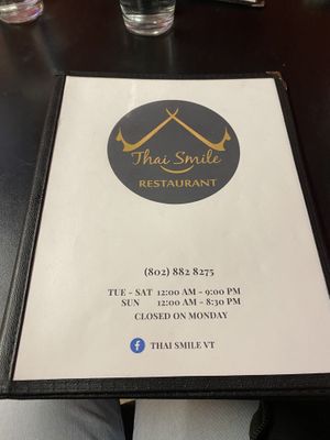   at Thai Smile in Waterbury