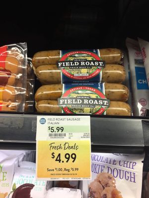 Vegan meat at The Fresh Market in Alexandria
