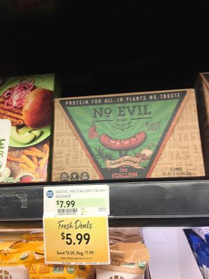 Vegan meat at The Fresh Market in Alexandria