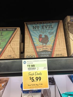 Vegan meat at The Fresh Market in Alexandria