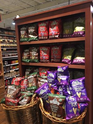 Vegan snacks at The Fresh Market in Alexandria