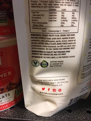 Vegan label at The Fresh Market in Alexandria