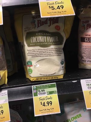 Coconut flour at The Fresh Market in Alexandria