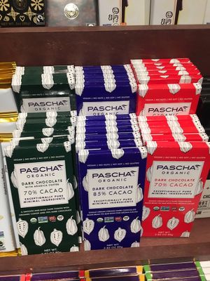 Vegan chocolate at The Fresh Market in Alexandria