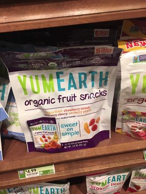 Vegan fruit snacks at The Fresh Market in Alexandria