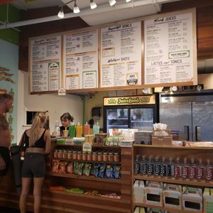 Juices and smoothies at JuiceLand - Frost Tower in Austin