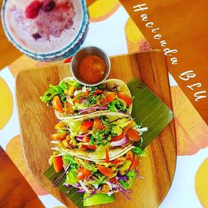 Vegan Taco at Hacienda BLU Beach Lounge & Grill in Liberia