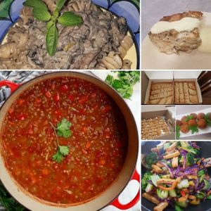 Some of our plant based meals at Little Miss Indee in Adelaide