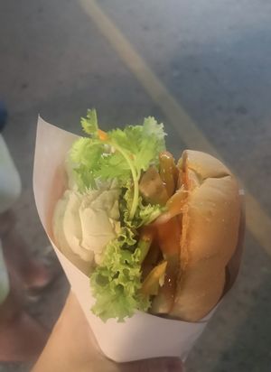 Yet, another sandwich at Banh Mi Vietnam - Food Stall in Pai