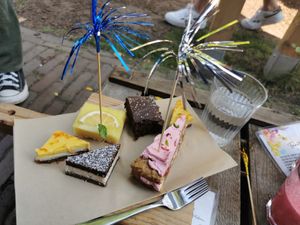 Vegan taartjes proeverij at De Gillende Keukenmeiden in Zwolle