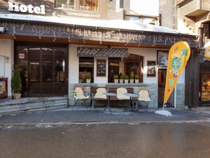 Entrance (restaurant in the back downstairs) at Vegistube @ Hotel Pollux in Zermatt