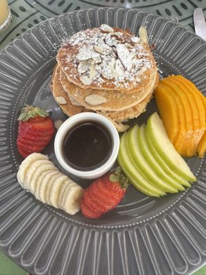 Vegan pancakes  at Tropik Bowl in Las Terrenas