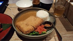 Chicken katsu curry at Shinmachi in Newtown