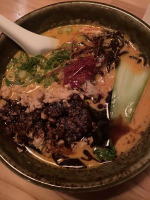 Black Tan Tan ramen 🍜   at Shinmachi in Newtown