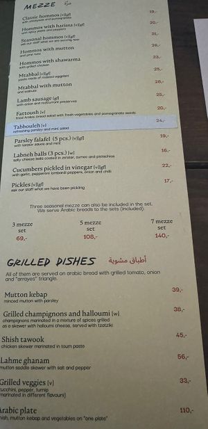 Mezze   at Mezzalians in Krakow