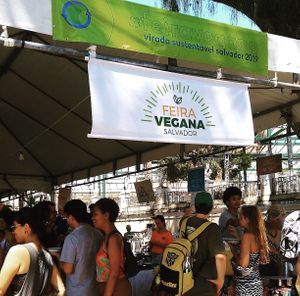. at Feira Vegana Salvador in Salvador