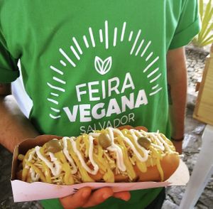. at Feira Vegana Salvador in Salvador