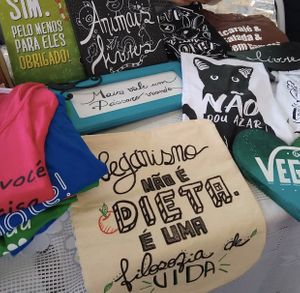 . at Feira Vegana Salvador in Salvador