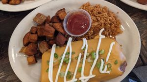 Fried Breakfast Burrito at The Fix in Kansas City