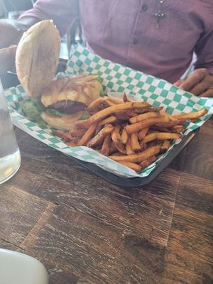 Cheeseburger and Fries at The Fix in Kansas City