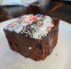Chocolate cake at The Fix in Kansas City