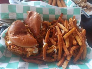 Chicken sammie at The Fix in Kansas City