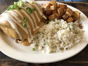 fried burrito  at The Fix in Kansas City