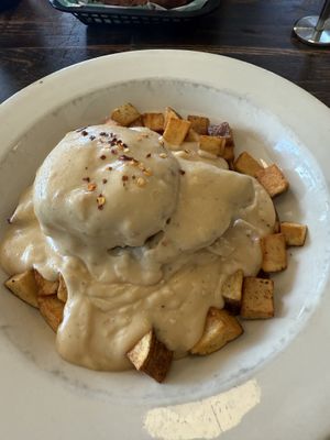 Smothered chicken biscuit   at The Fix in Kansas City