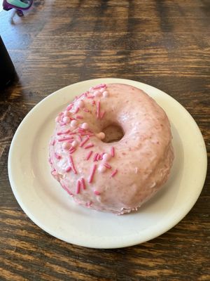 Pink pony donut (strawberry)  at The Fix in Kansas City
