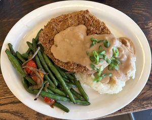 chicken-fried chicken!  at The Fix in Kansas City