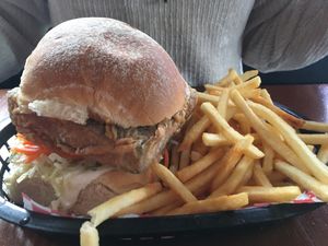 Tofu Burger at The Winston in Hobart