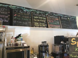 Menu at Treehouse Cafe in Baltimore