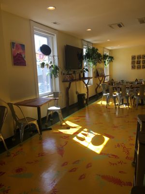 Interior at Treehouse Cafe in Baltimore