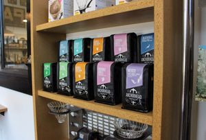 Anchorhead coffee & Rishi tea  at New Tradition Co in Worcester