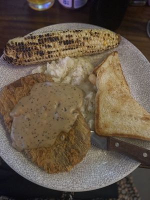 Seitan Fries Steak  at The Annex Crafthouse in Houston