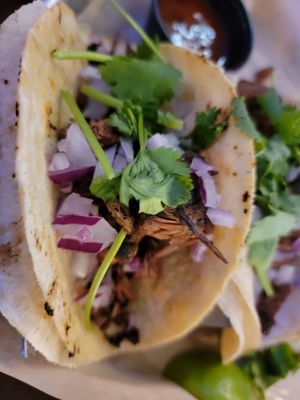 Jackfruit tacos at The Annex Crafthouse in Houston