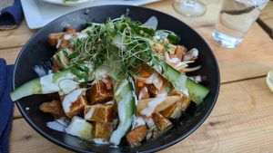 Poutine banh mi at La Cale - Pub Zéro Déchet in Montreal