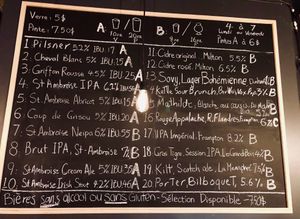 Bières  at La Cale - Pub Zéro Déchet in Montreal