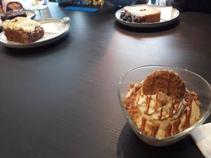 Cheesecake, carrot cake, blueberry cake! at Pure Vegan in Lancaster