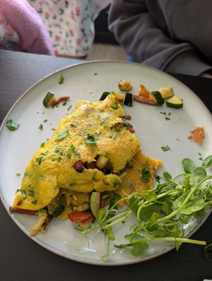 Eggless Omelette is a must try! at Pure Vegan in Lancaster