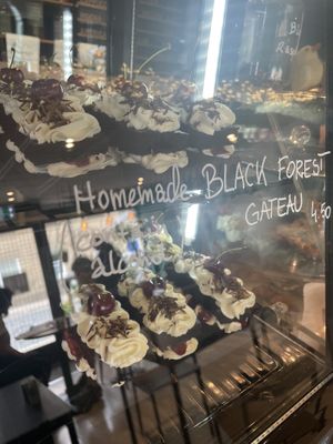 Black Forest gateau to die for!  at Pure Vegan in Lancaster