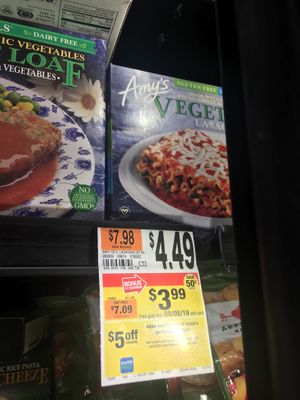 Vegan lasagna at Giant Food in Fairfax