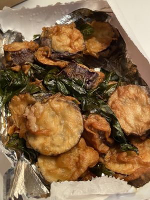 Eggplant Phad Phrik at Salaya in Los Angeles