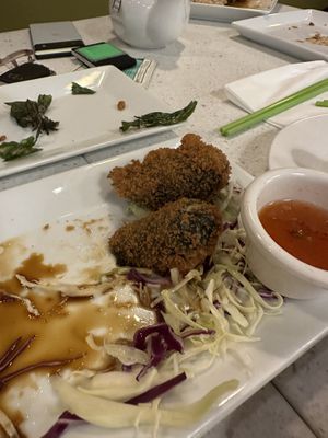 Seaweed Quinoa rolls (don’t recommend.)  at Salaya in Los Angeles