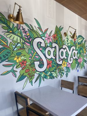 Lovely Wall Art  at Salaya in Los Angeles