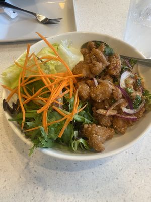 Chicken Larb Salad   at Salaya in Los Angeles