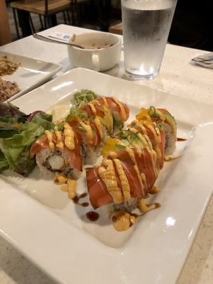Sushi roll - just like the real thing 🍣   at Salaya in Los Angeles